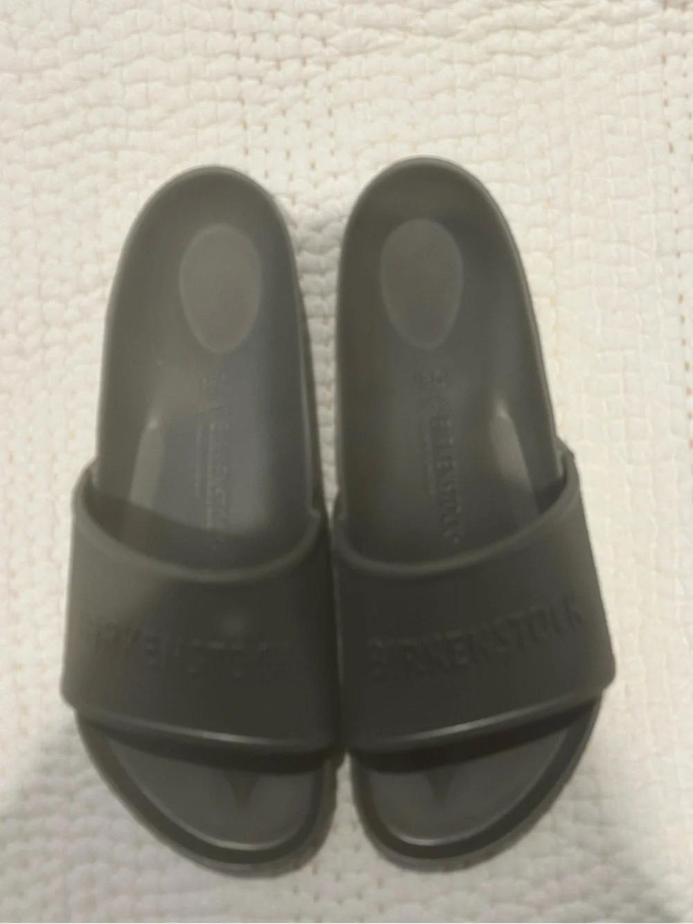 Birkenstock EVA Slide Sandals in Olive unisex size 43=12-12.5 USA sizing